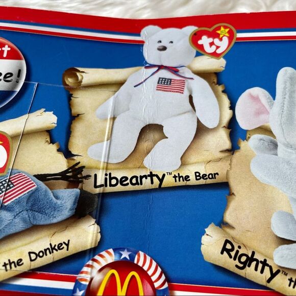 McDonald’s American Trio Ty Teenie Beanie Babies - Picture 7 of 7